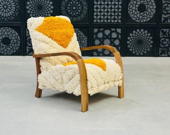 Reading Armchair, Mid century armchair, Moroccan chair, Accent chair, Indoor and Outdoor chair