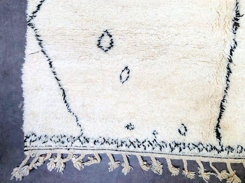 Beni Ourain Rug Authentic Moroccan Rug Berber Carpet Etsy Australia