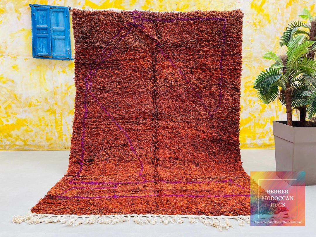 Beni Ourain Rug- Authentic Moroccan Rug- Custom Beni Ourain Rug- Beni ...