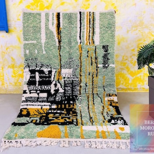 Beni ourain Custom Moroccan rug - Berber Beni ourain rug - Wool area rug - Handmade rug - Moroccan area rug - Morocco rug - tufted rug