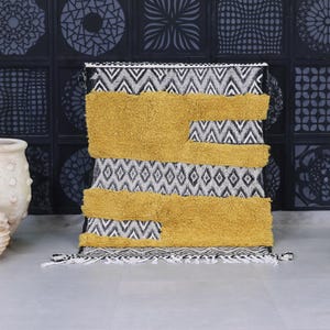 Beni ourain Custom Moroccan rug - Berber Beni ourain rug - Wool area rug - Handmade rug - Moroccan area rug - Morocco rug