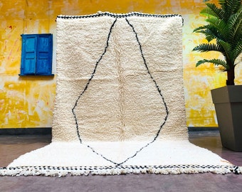 Beni Ourain 5x8 - moroccan Wool berber Area rug