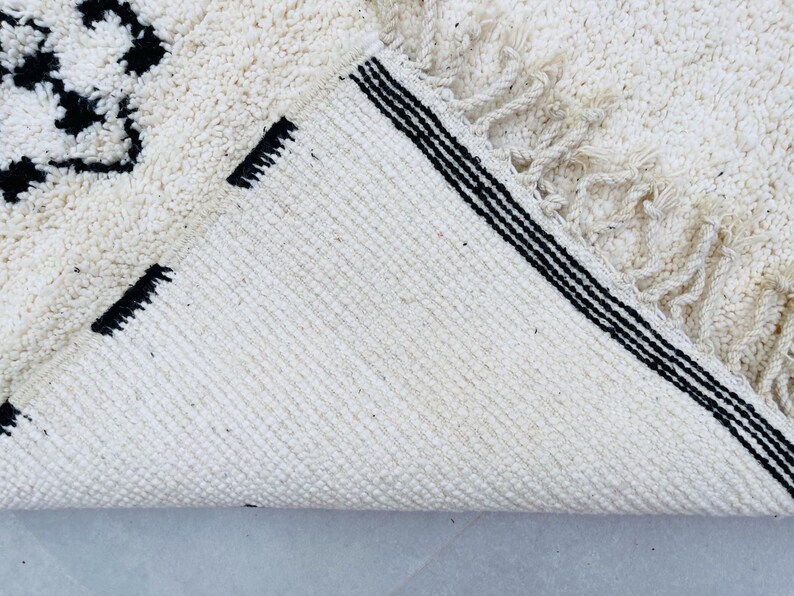 Beni Ourain Rug Authentic Moroccan Rug Berber Carpet Etsy