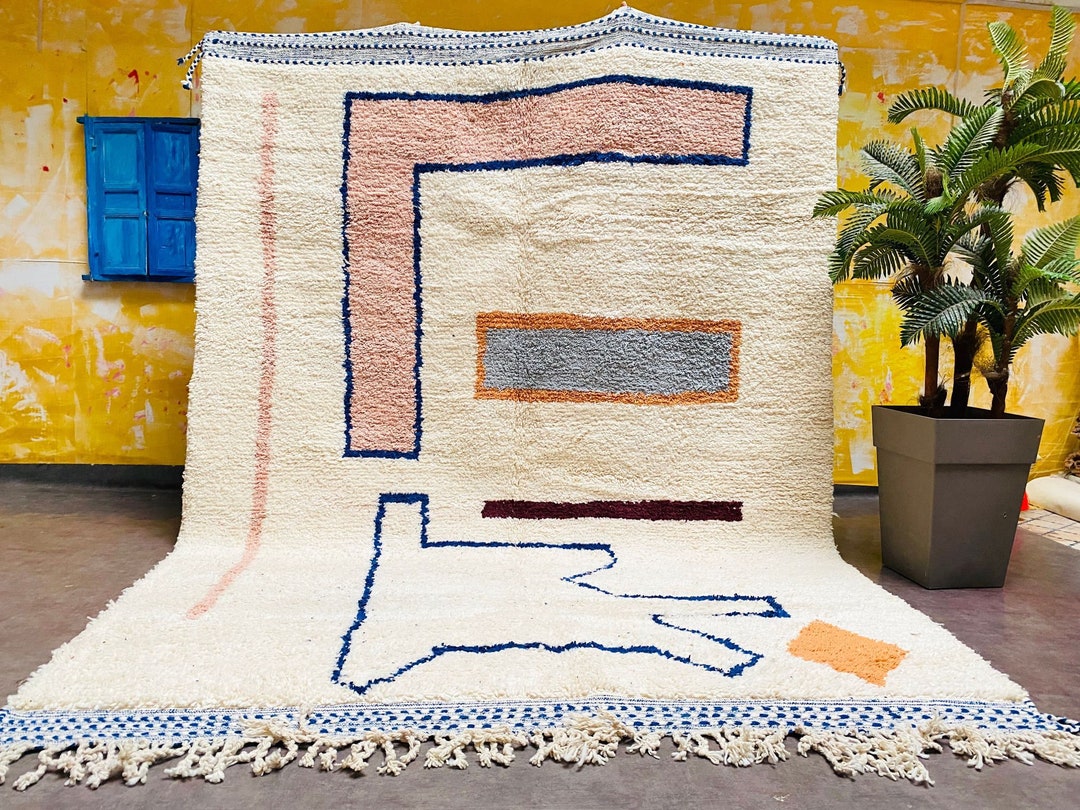 All Sizes Beni Ourain Rug, Authentic Custom Moroccan Rug, Berber