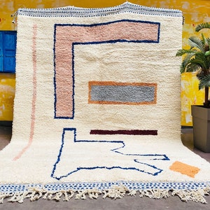 All sizes Beni ourain rug, Authentic custom Moroccan rug, Berber carpet, Genuine Wool rug
