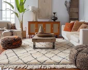 Moroccan Handmade Rug: Timeless Beauty for Your Space - Vintage Artistry in Every Thread