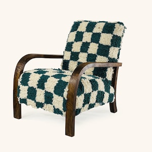 Custom color Armchair, Mid century armchair, Moroccan chair, Accent chair, Indoor chair