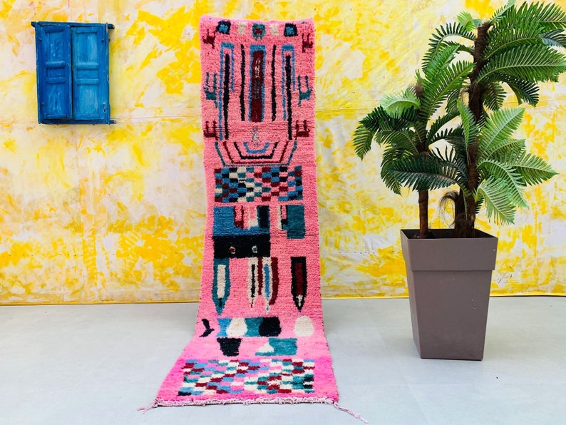 Unique Runner Rug 2.5 FT X 9 FT Hallway Runner Rug Etsy