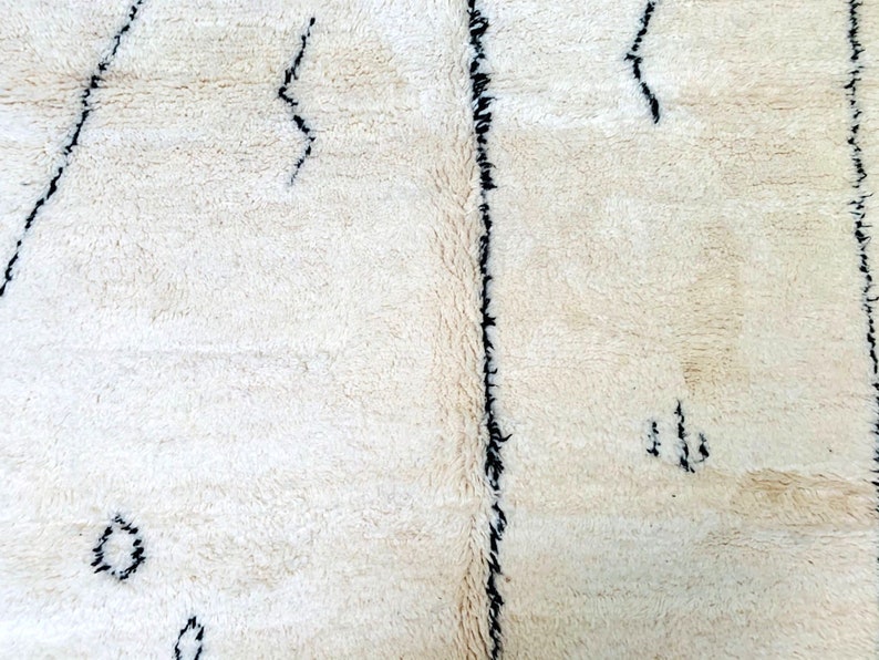 Beni Ourain Rug Authentic Moroccan Rug Berber Carpet Etsy Australia