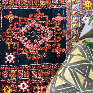 Tizya Moroccan Rug 2 Ft 4 In X 9 Ft 1 In Handwoven Boujaad Authentic Vintage For Living Rooms main image 1
