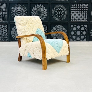 Reading Armchair, Mid century armchair, Moroccan chair, Accent chair, Indoor and Outdoor chair