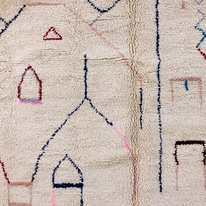 Minimalist rug, moroccan rug 8x10, morocco rug, moroccan berber rug, custom moroccan rug, custom rug, Handmade rug, Moroccan area rug,	Custom size rug, berber rug, Hand knotted rug, Moroccan rug, Beni ourain rug,