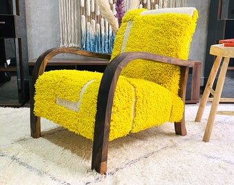 Reading Armchair, Mid century armchair, Moroccan chair, Accent chair, Indoor and Outdoor chair