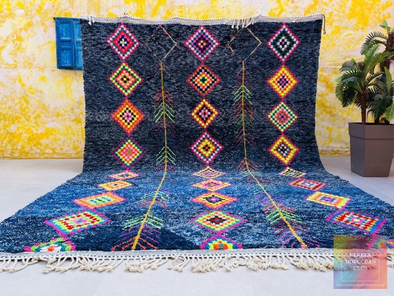Beni Ourain Rug, Authentic Moroccan Rug, Berber Carpet, Genuine