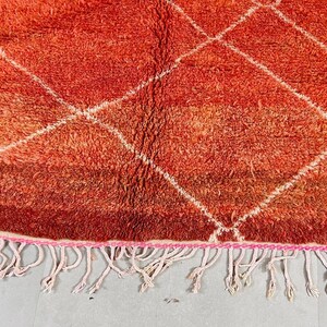 Cozy and elegant high-pile wool rug for living spaces.
