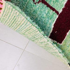Luxurious high-pile Moroccan rug for contemporary decor.