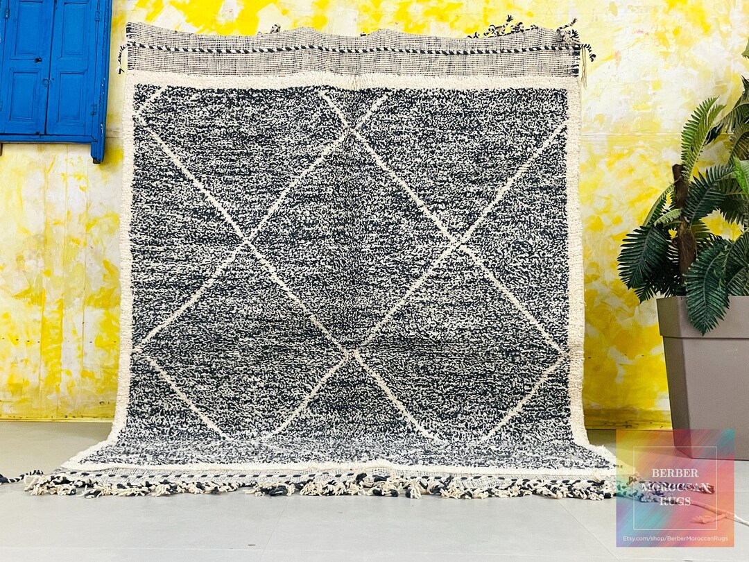 Berber Plush Rugs, 5-ft x 7-ft. main image 0
