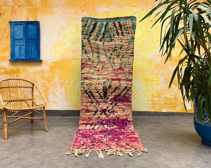 2x8 Long Runner Rug Vintage Hallway Runner Beni Etsy