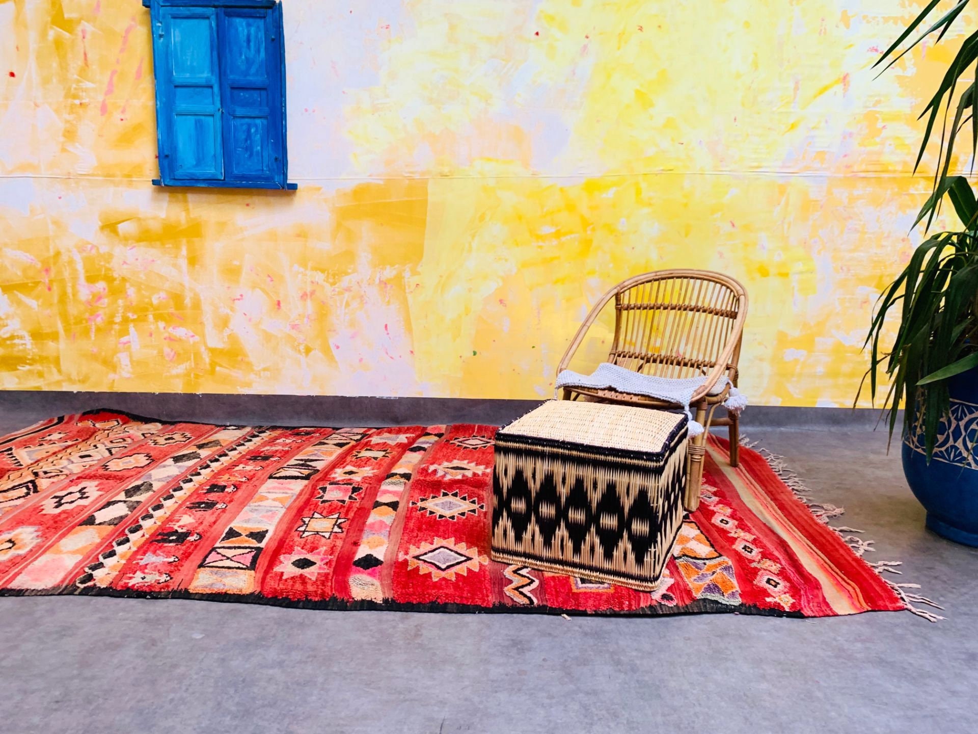 5x10 Handwoven Unique Moroccan Flat Woven Rug Berber Kilim Etsy UK