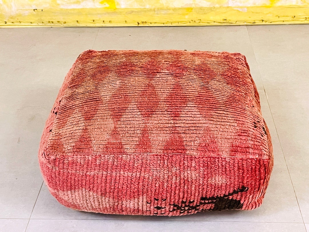 Pouf En Paille Tressée Fait Main - Beige - - 62.90