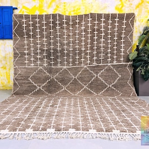 Tappeto Beni Ourain, tappeto marocchino autentico, tappeto Beni Ourain personalizzato, tappeto Beni, grande tappeto marocchino, tappeto, tappeto personalizzato