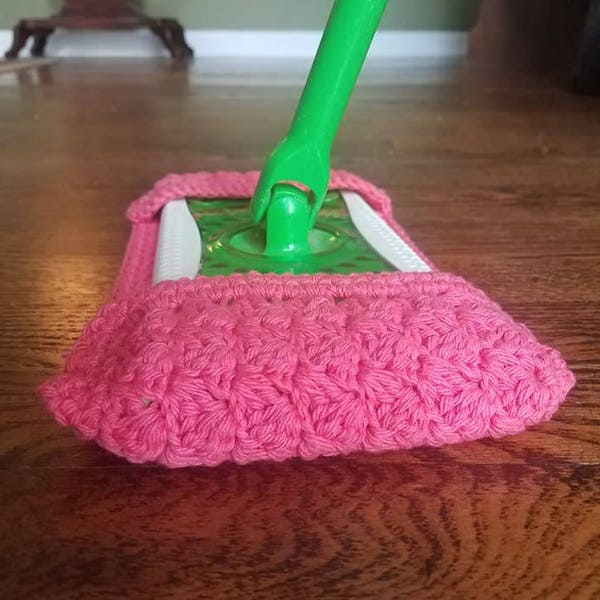 Reusable Swiffer Cover - Cotton Floor Mop Cover - Downloadable PDF Pattern - Eco Friendly - Crochet Pattern ONLY