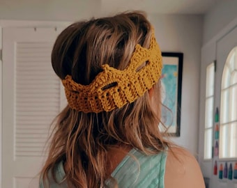 Crochet Crown PATTERN: Wild Things Dress-Up Costume (Baby, Child, Adult)