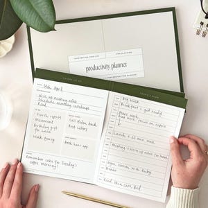 A4 Daily Time Blocking Planner: Perforated Productivity Notepad
