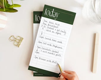 Daily Time Blocking Planner,  Hourly Work Schedule Notepad