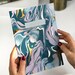 Siwan Hayward reviewed Gold Foiled Notebook, A5 Plain Page Sketchbook with Teal & Blush Pink Marbling