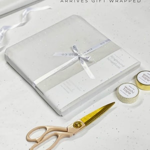 gift wrapped personalised scrapbook