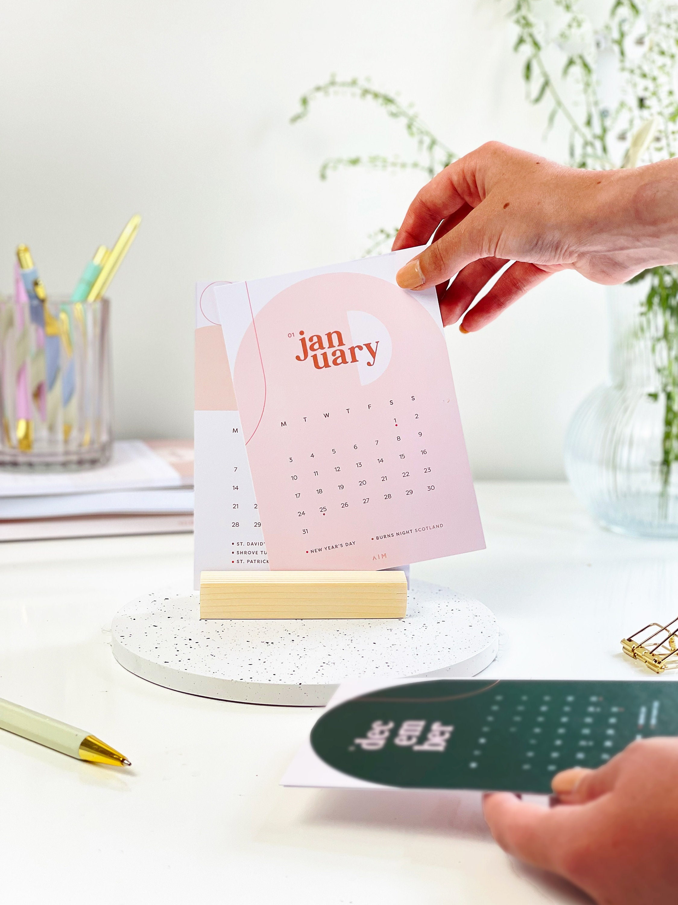 Rhodes College Calendar 2023 Mid Year Desk Calendar 2022 2023 Calendar Desk Accessory | Etsy Australia