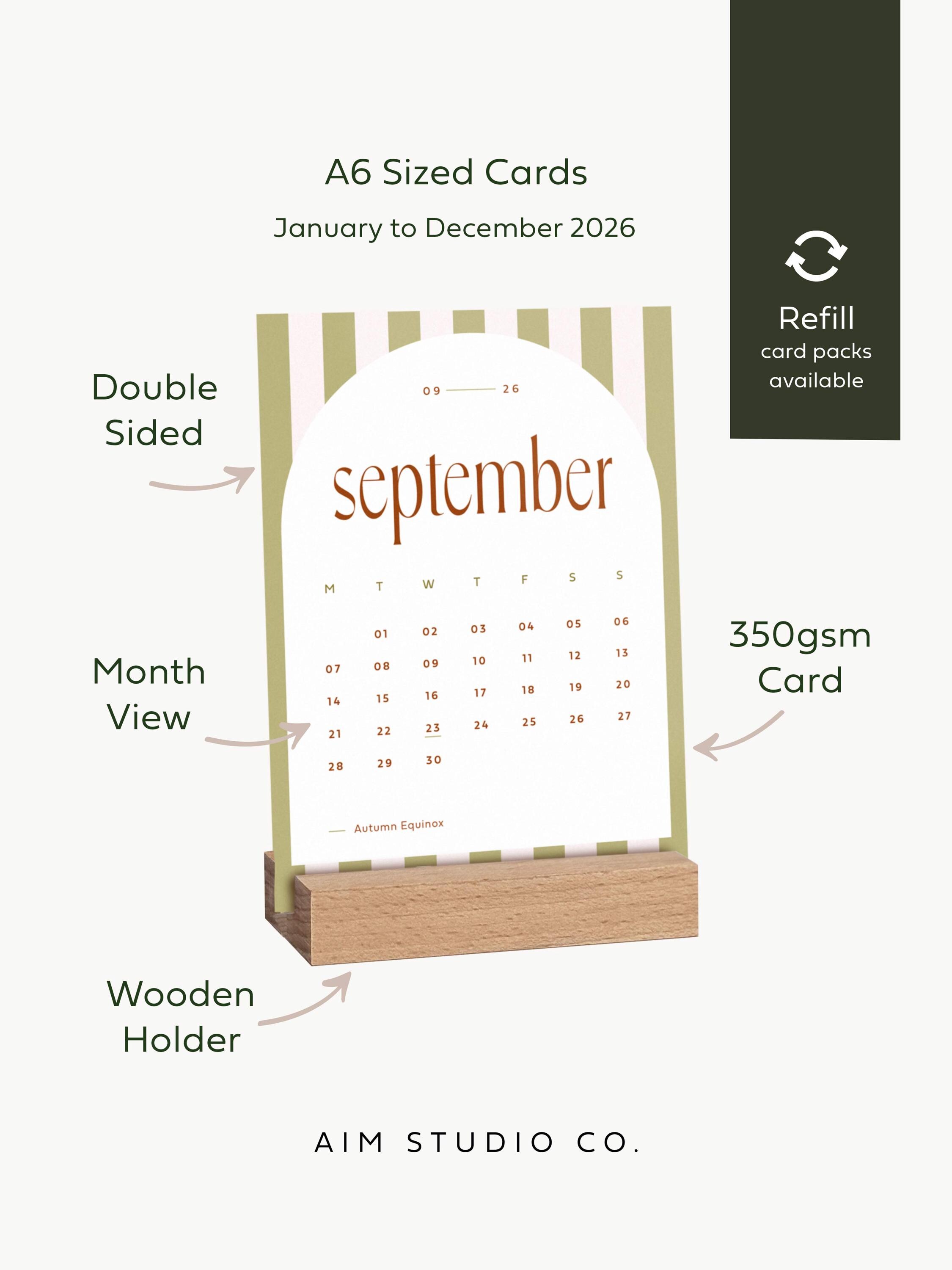 2026-desk-calendar-with-wood-stand-monthly-view-candy-stripe-design