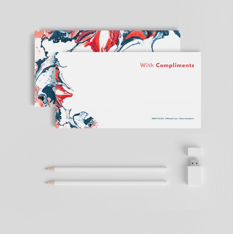 Business Stationery Suite Pack with Marble Design Digital image 4