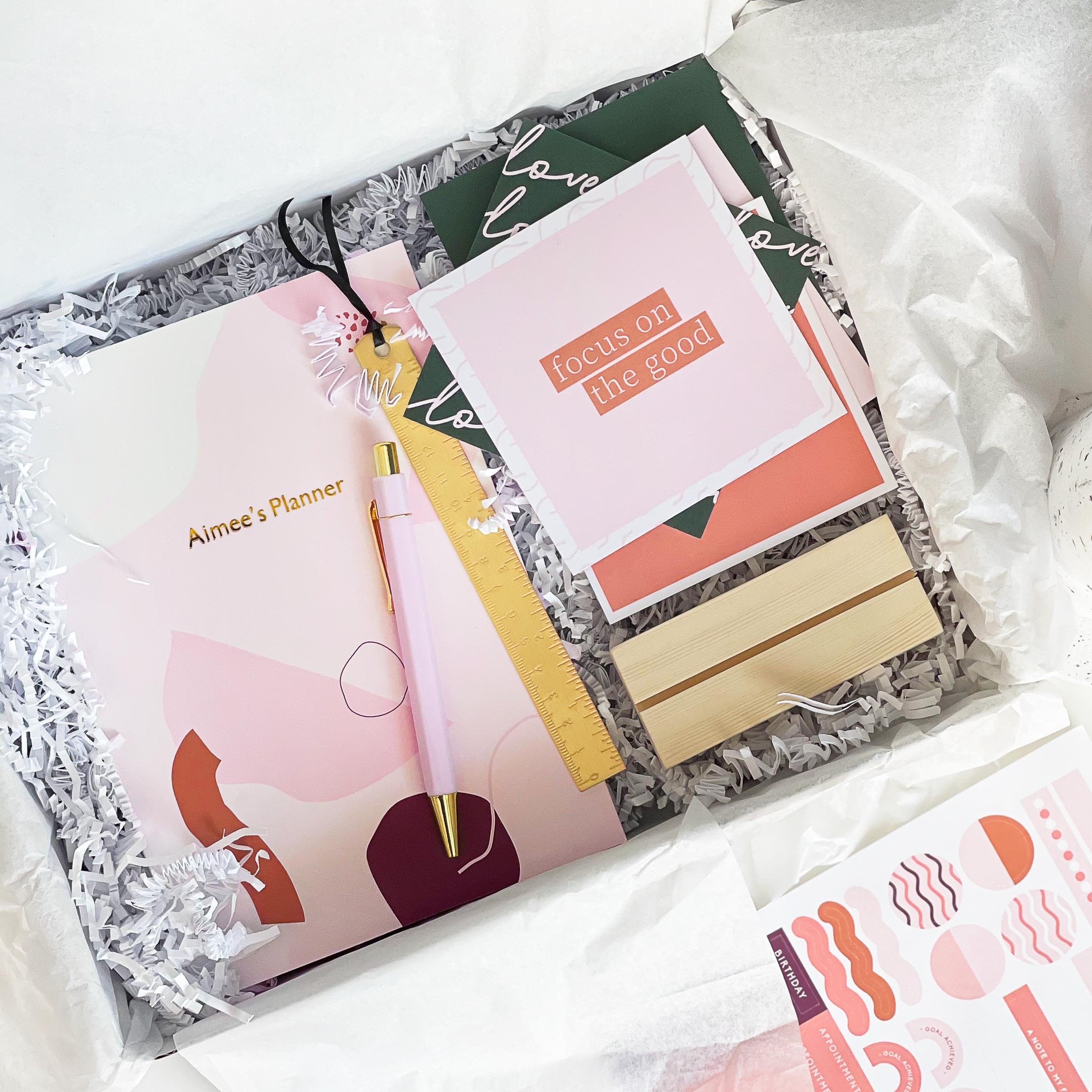 Stationery Gift Box Personalised Planner Planner Sticker Etsy