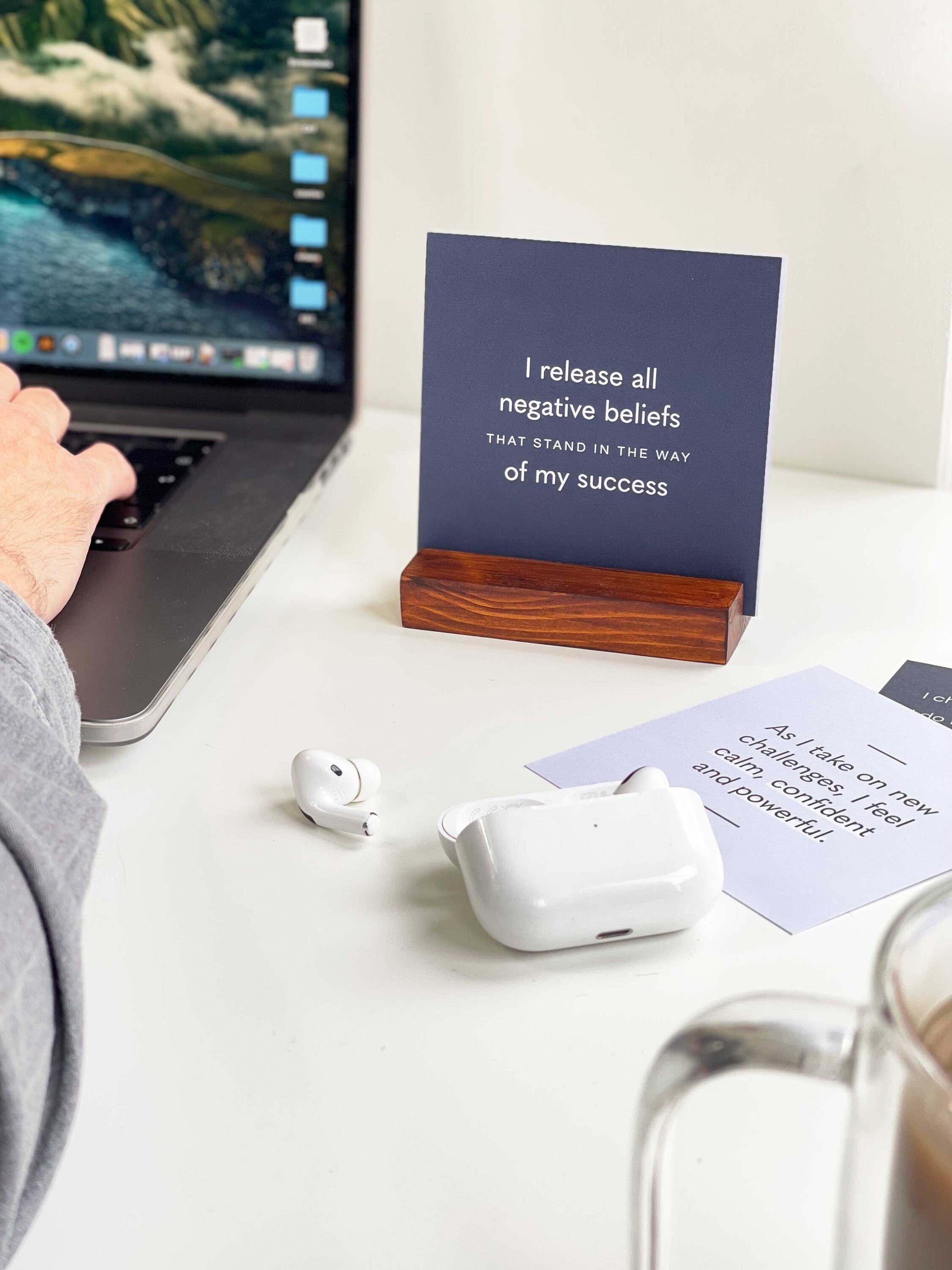 Motivationskarten Für Männer – Wasserdichte Dusch-Affirmationen Für Mehr Selbstvertrauen & Resilienz