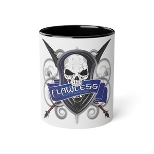 Flawless on White Accent Mug, 11oz