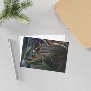 Una ofrenda de postales de bellas artes