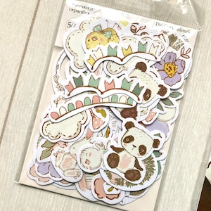 Scrapbooking paquete efímero Scrapmir Niño o niña, Troqueles de animales de Woodland, Suministros de diario para bebés de bricolaje, Adornos de papel de álbum de recortes