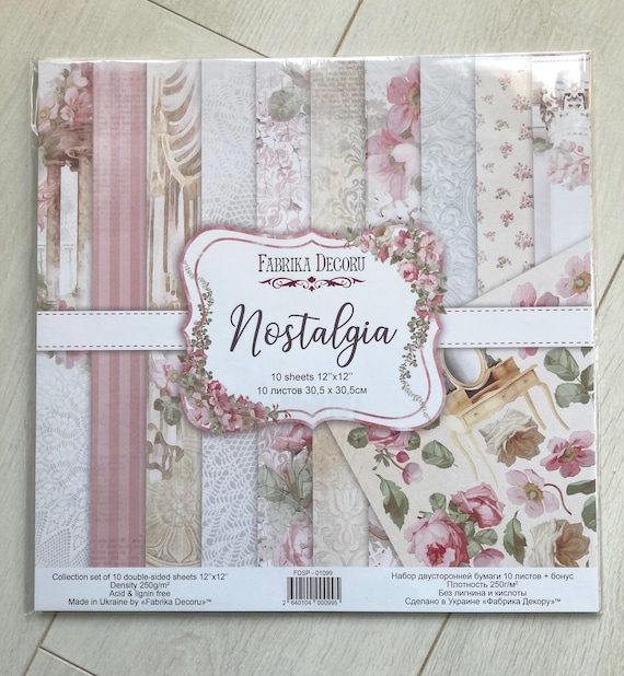 24 Feuilles Papier Scrapbooking Noël 30x30 Cm - Double Face Vintage - Pour Albums, Cartes & DIY