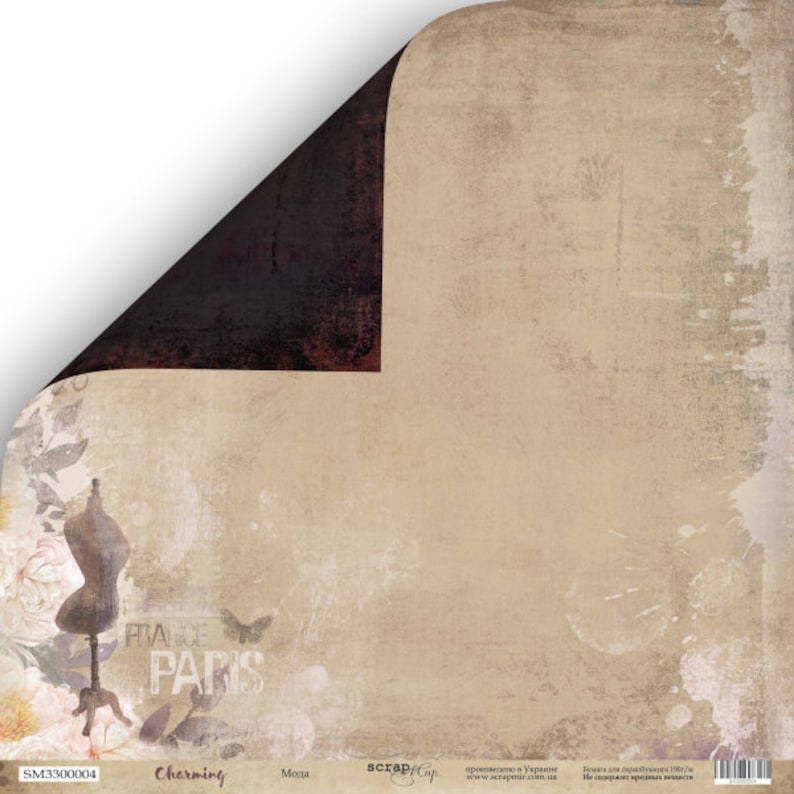 Vintage Scrapbook Paper Pad 12x12 Diy Kits for Adults Etsy