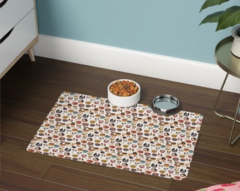 Dogs pet bowls Pet Food Mat (12x18)