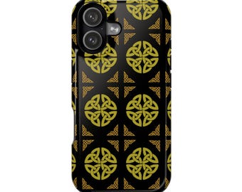 Celtic Knot Pattern Phone Case | Magnetic Impact-Resistant Case