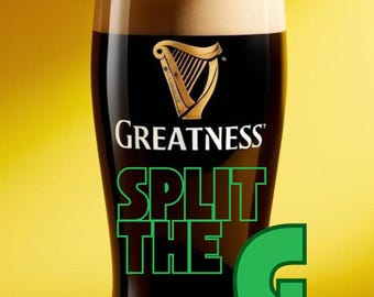 Guinness Split The G ölaffisch, rolig barkonst (digital nedladdning)