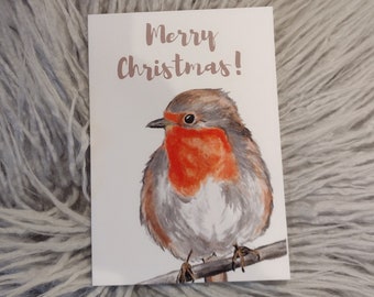 Cartão de Natal Robin