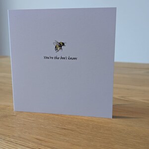 Bee valentine&#39;s card/greeting card