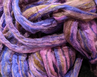 Sari-zijderoving, gerecyclede sarizijde - Huckleberry