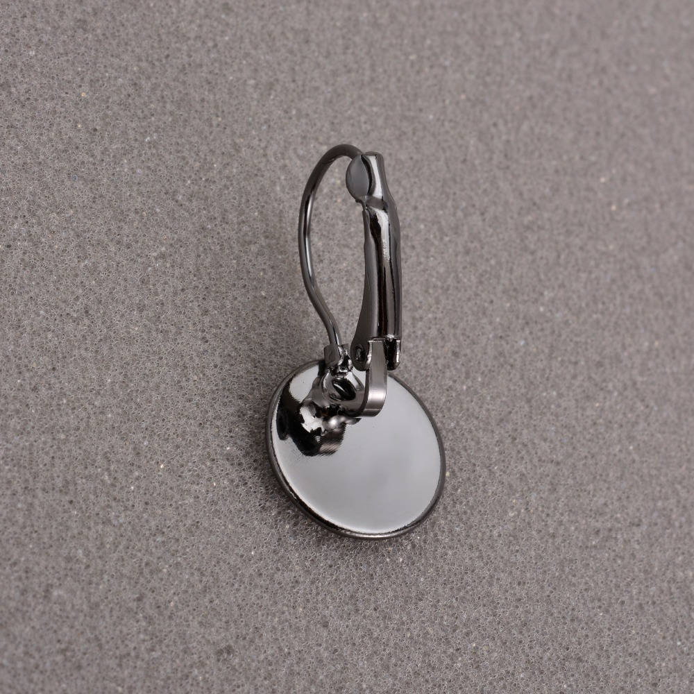 Orecchno N Soutache Banco E Nero Con Bellssm Cabochons D - Foto 5