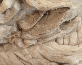 Roving van sari-zijde, gerecyclede sari-zijde - Yeti