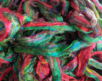 Sari-zijdekoord, gerecyclede sarizijde - anthurium